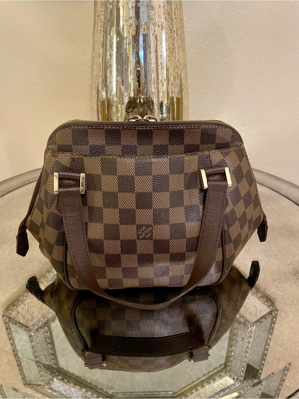 Louis Vuitton Pelham Brown handbag
